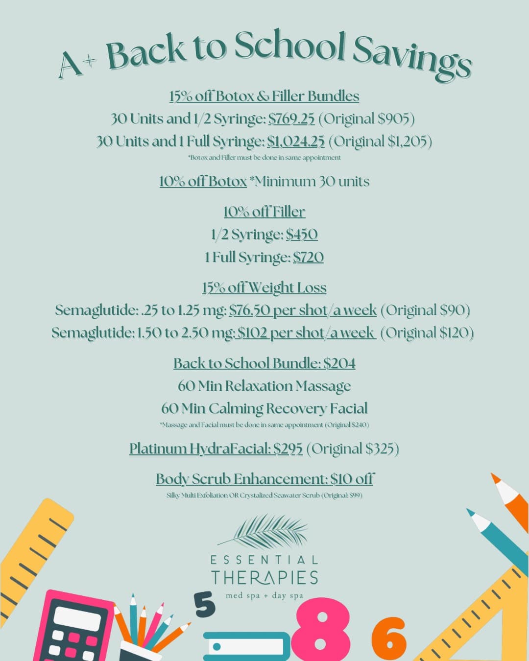 Back To School Skincare Special