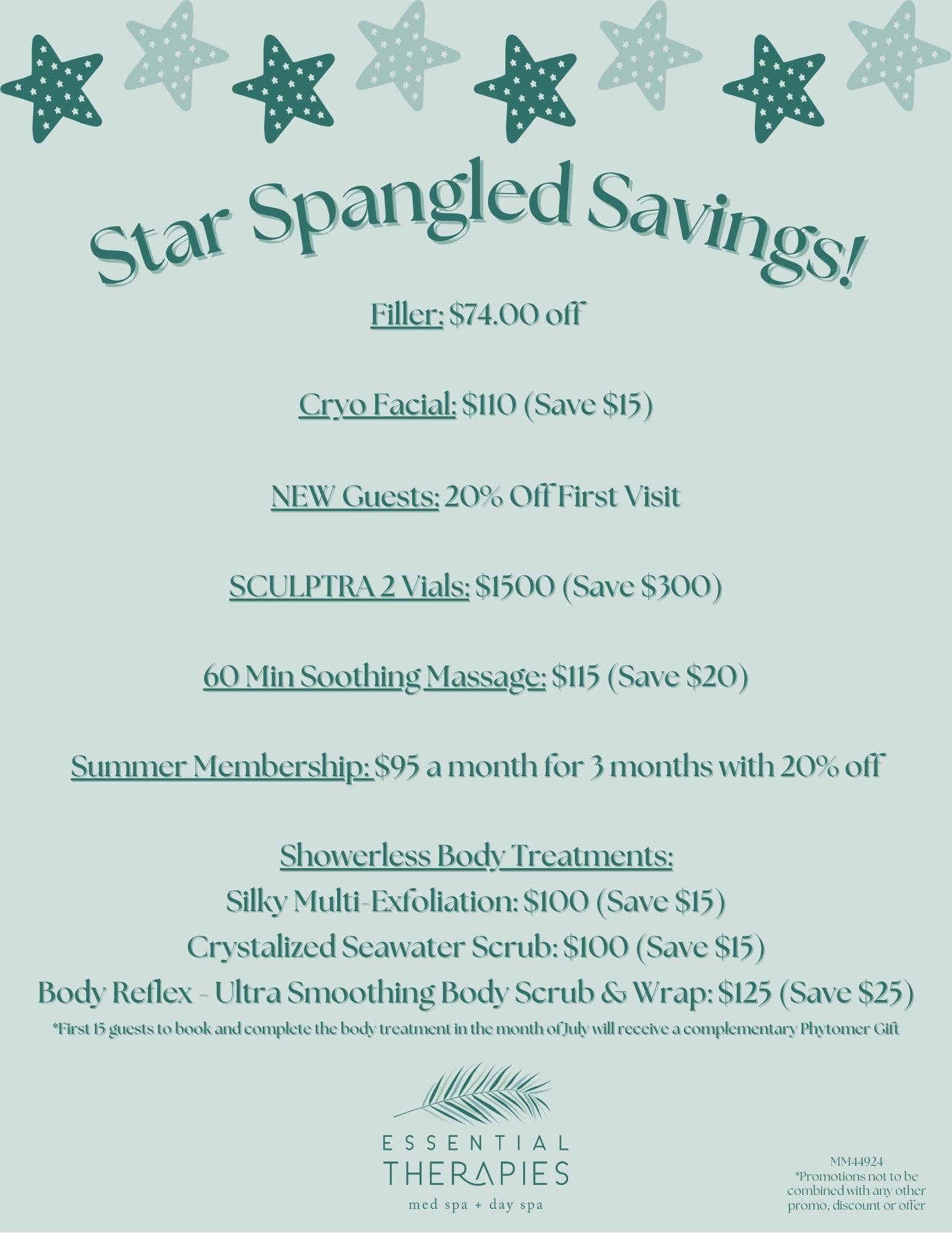 Star Spangled Savings Special