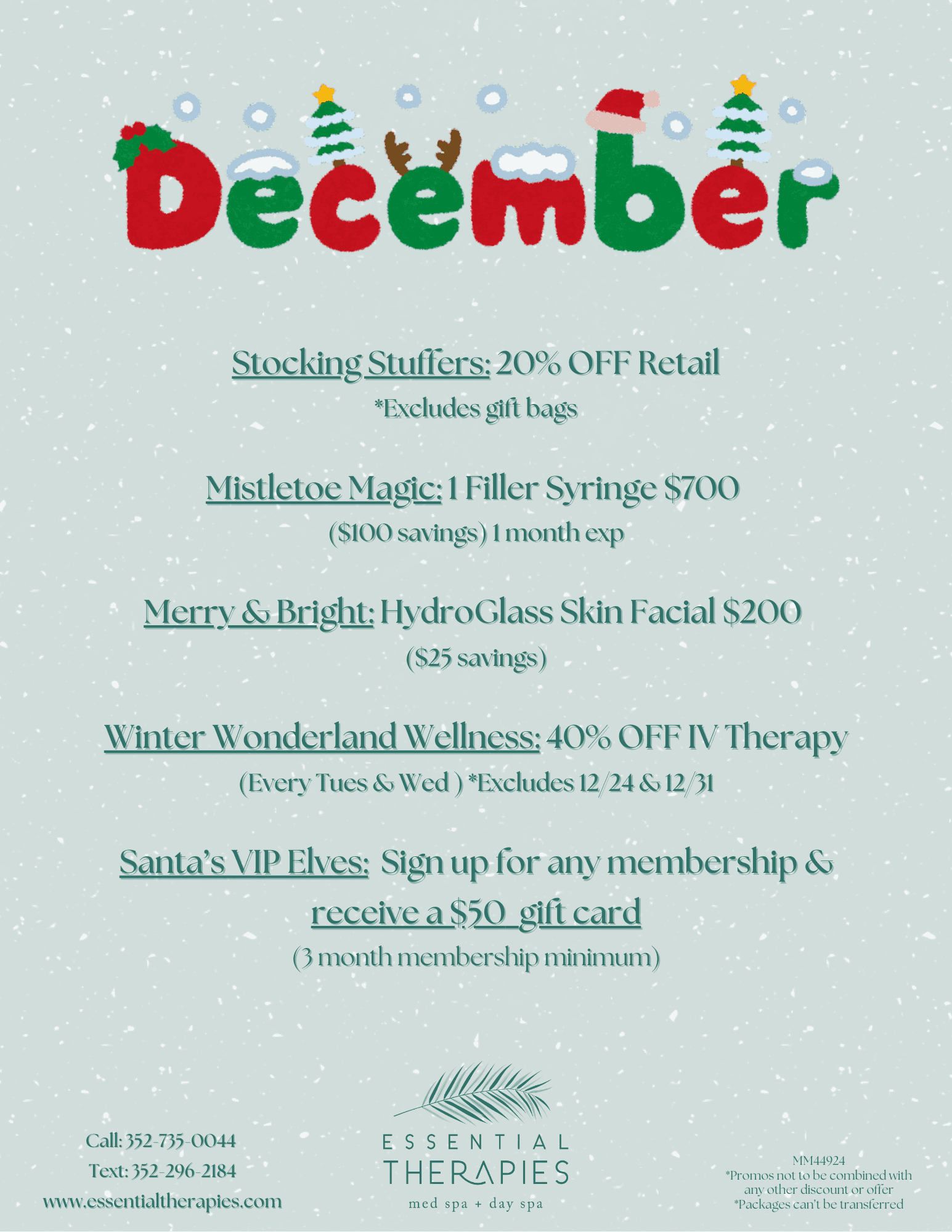 December Specials
